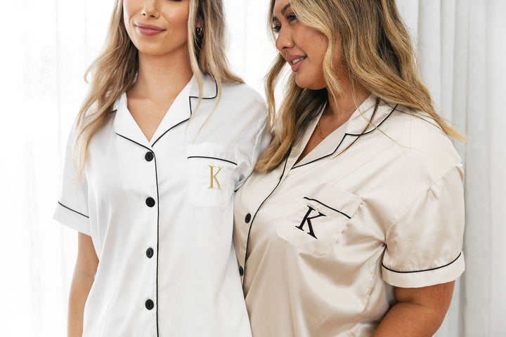 Bridesmaid Pyjamas - Champagne