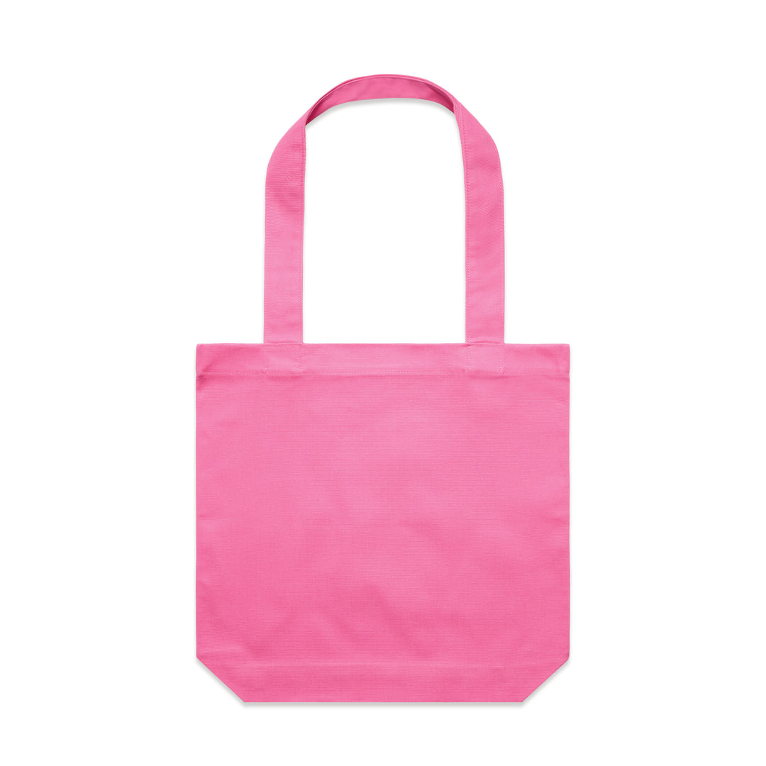 Personalised embroidered hens party tote bag in Candy Pink