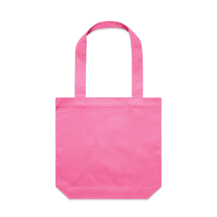 Personalised embroidered hens party tote bag in Candy Pink