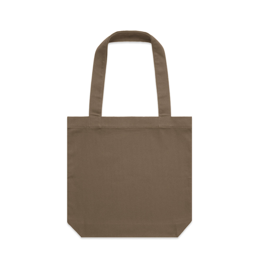 Personalised embroidered hens party tote bag in Chocolate