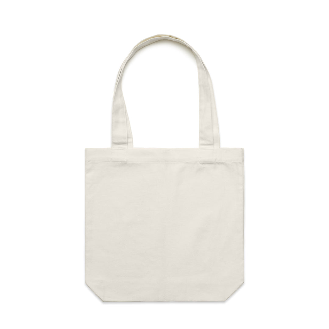 Personalised embroidered hens party tote bag in Cream