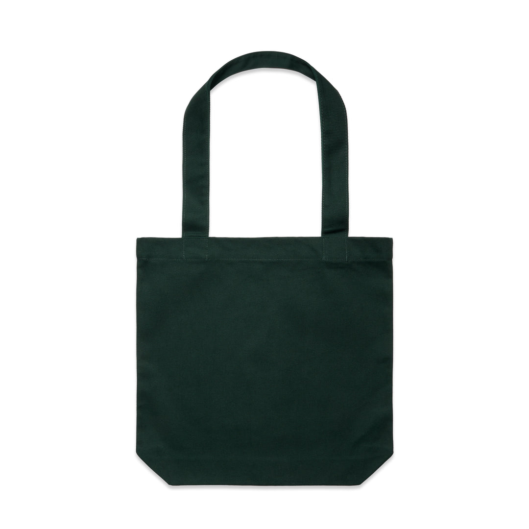 Personalised embroidered hens party tote bag in Pine Green