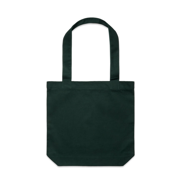 Personalised embroidered hens party tote bag in Pine Green
