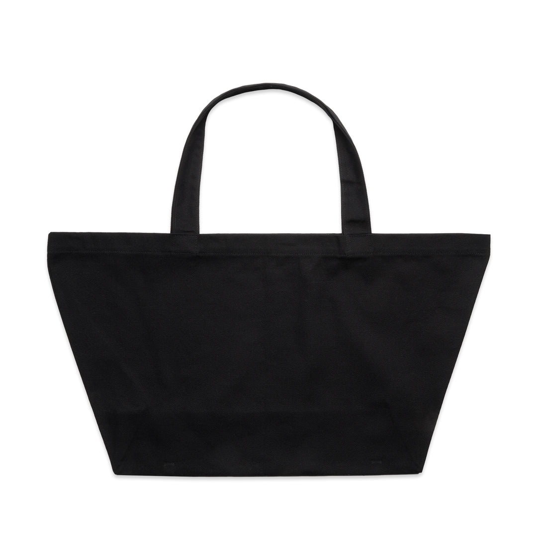 Personalised embroidered oversized hens party tote bag in Black