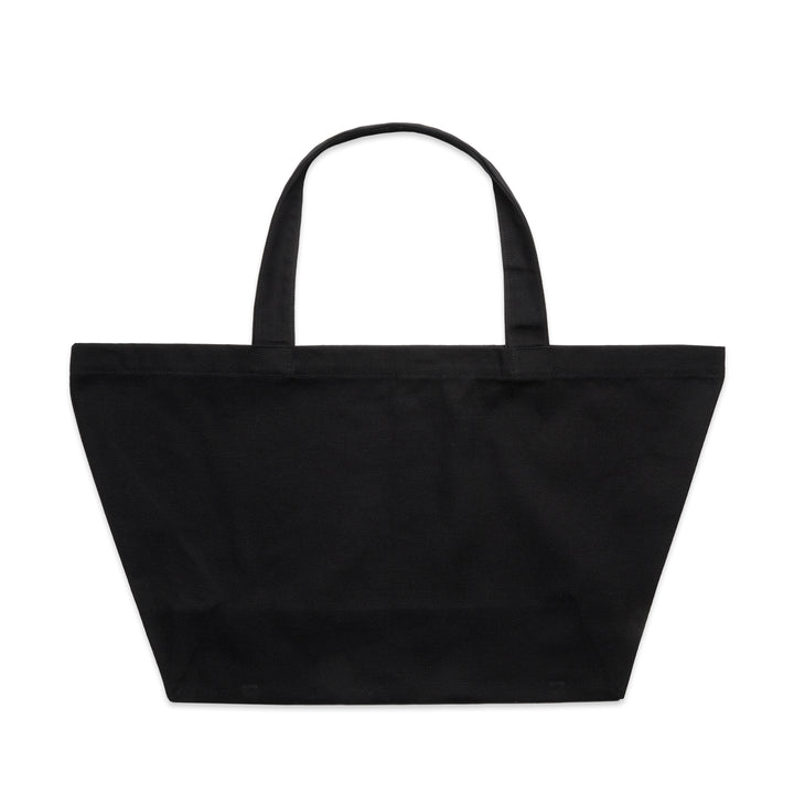 Personalised embroidered oversized hens party tote bag in Black