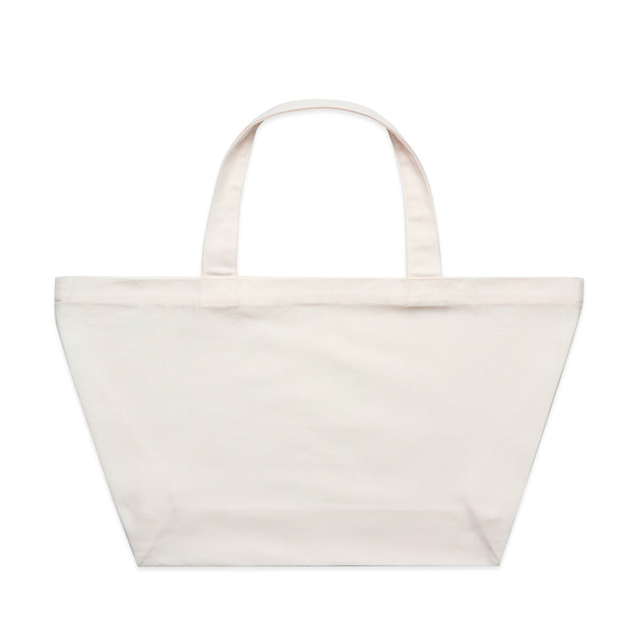 Personalised embroidered oversized hens party tote bag in Cream