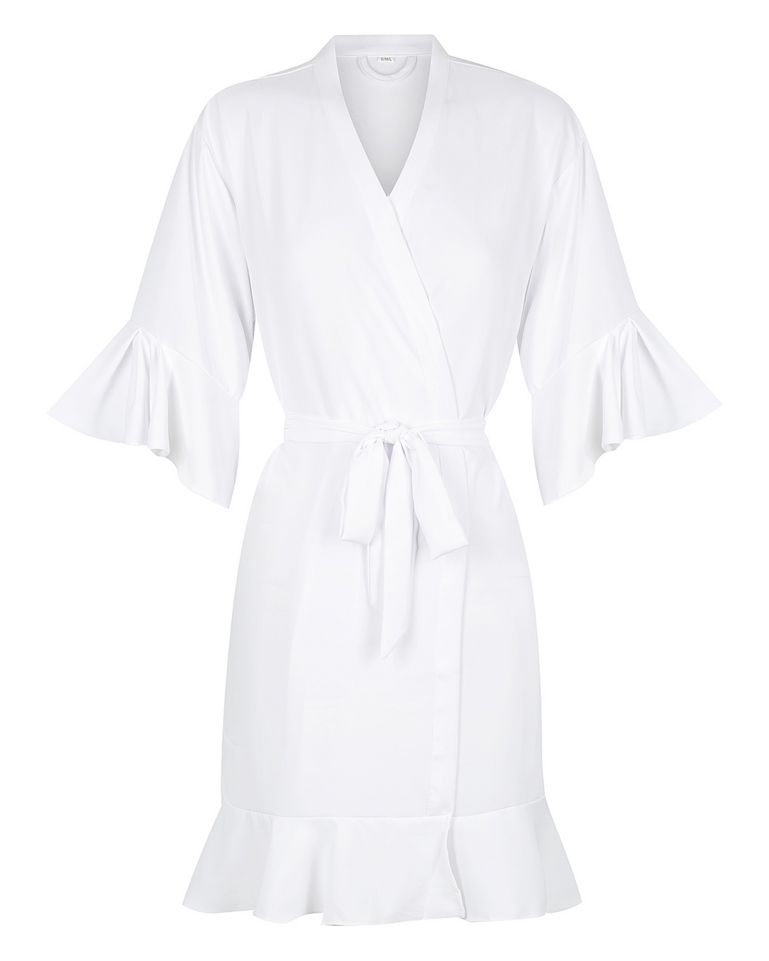 Ruffle Hemmed Bridesmaid Robe