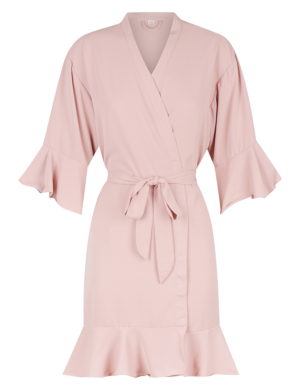 Ruffle Robe - Dusky Rose