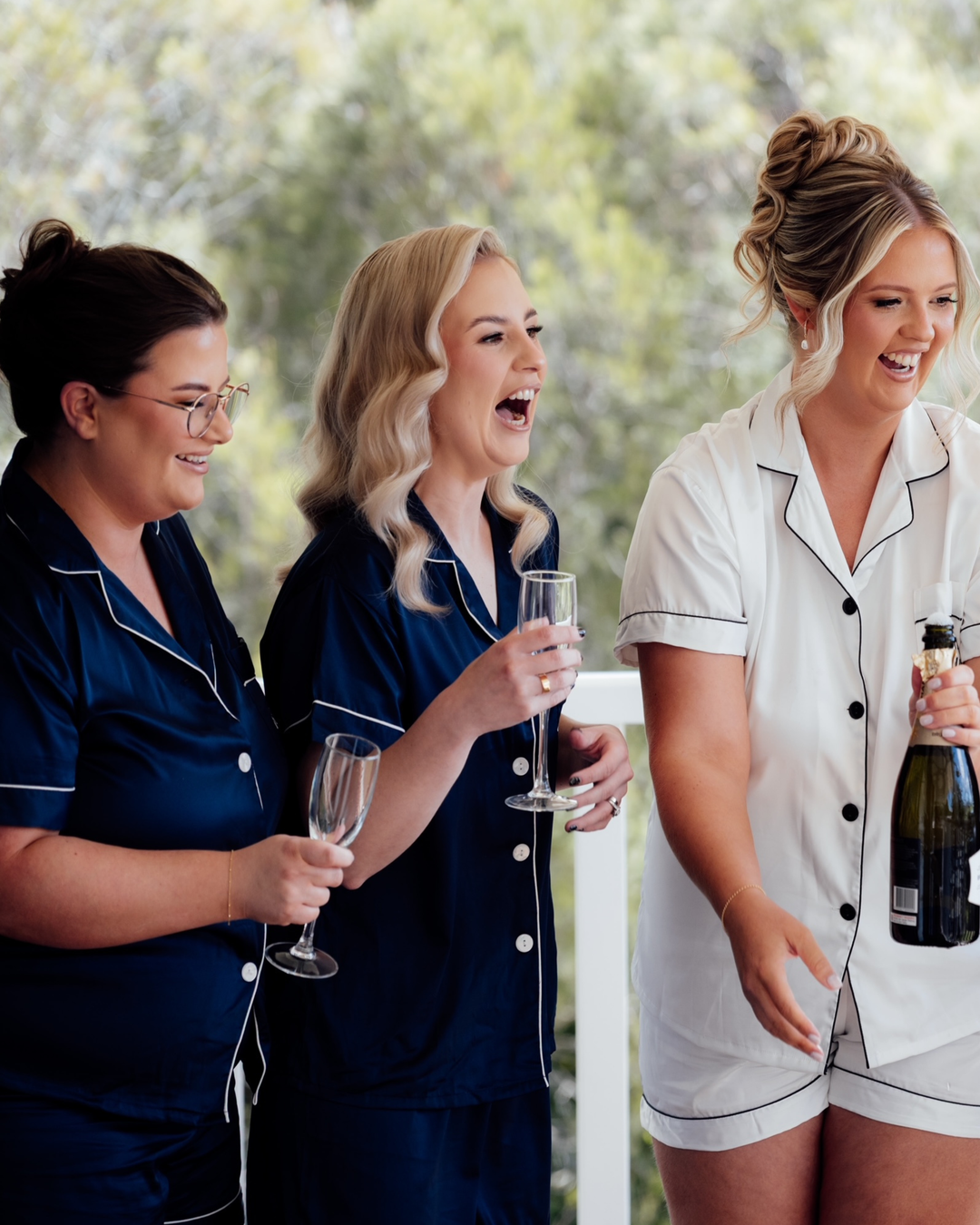 Bridesmaid Pyjamas - Navy