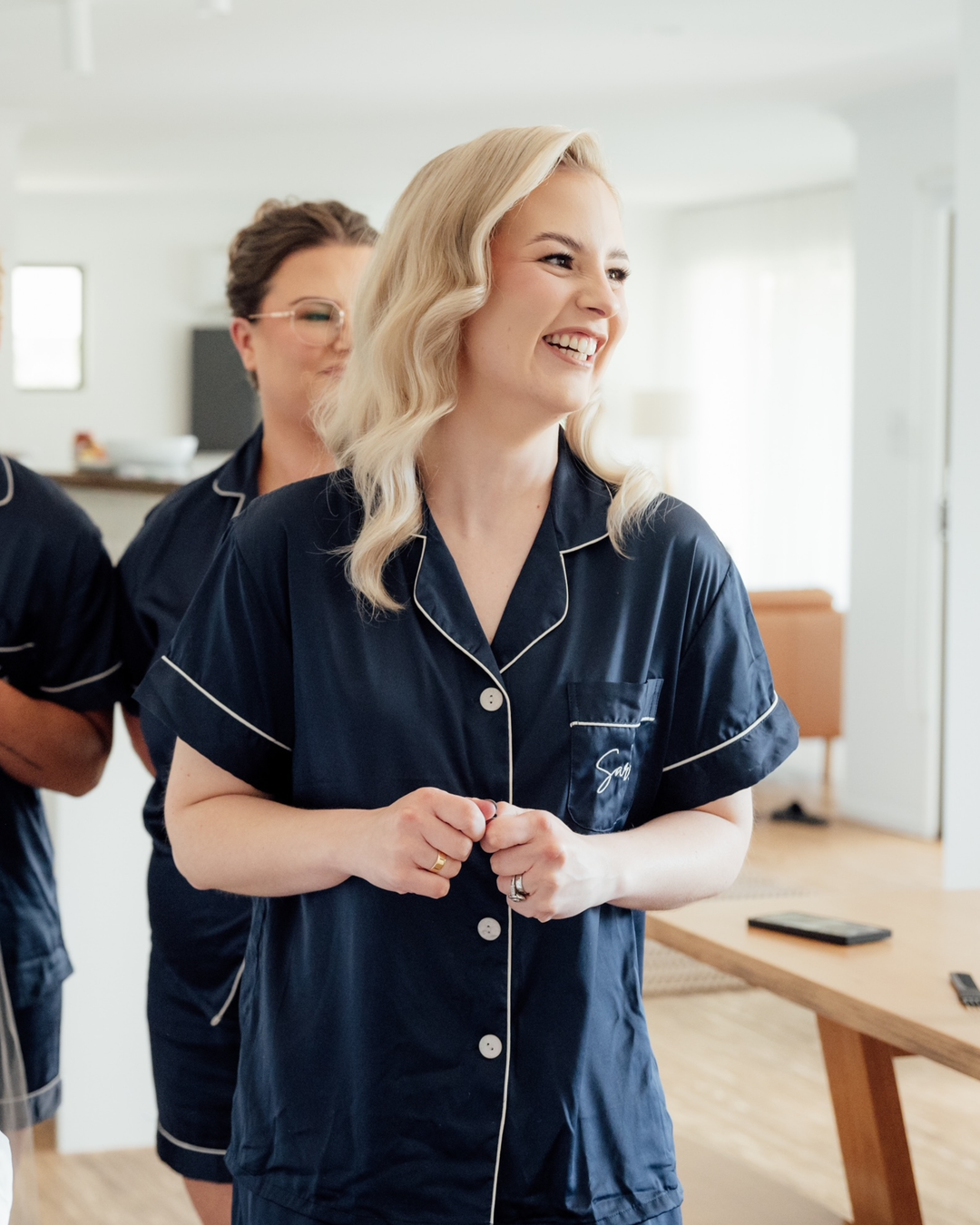 Bridesmaid Pyjamas - Navy