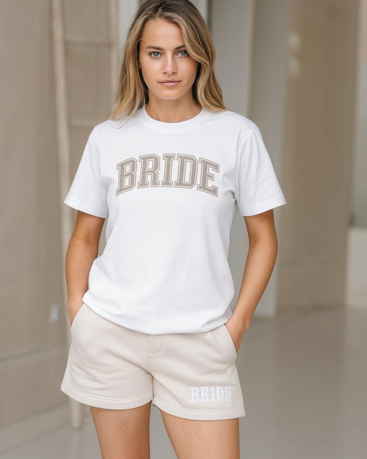 Bride Varsity T-Shirt - White