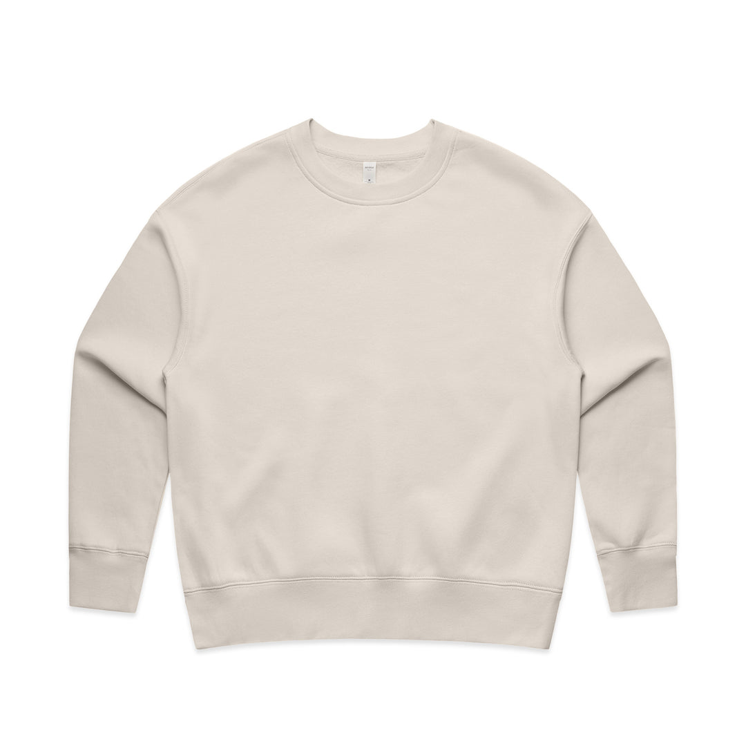 Personalised embroidered hens party crew jumper in Bone