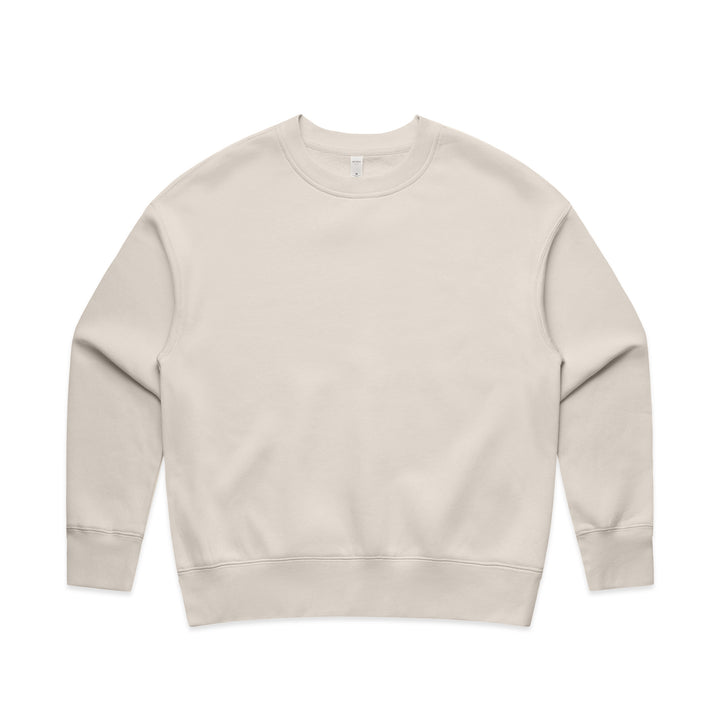 Personalised embroidered hens party crew jumper in Bone