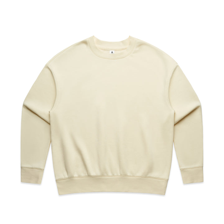 Personalised embroidered hens party crew jumper in Butter
