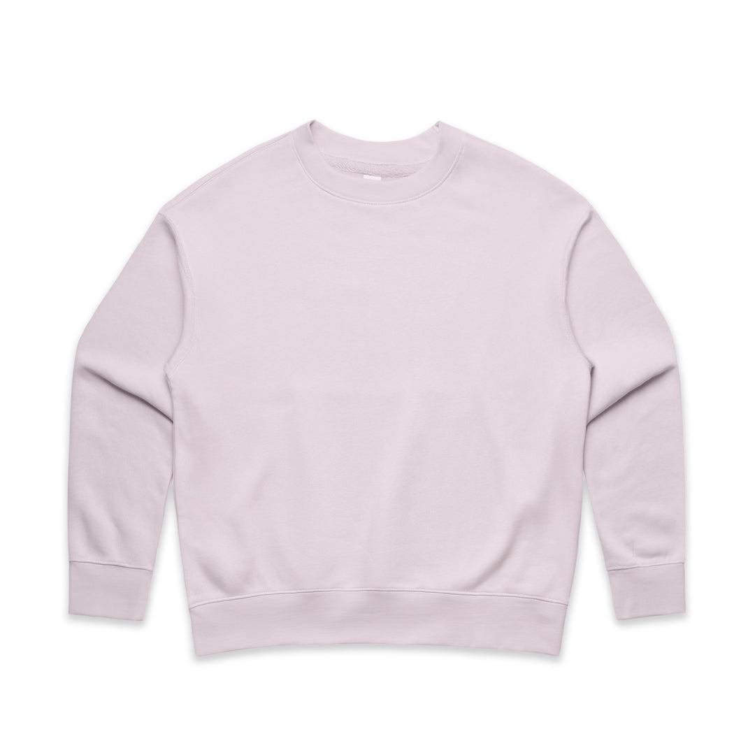 Personalised embroidered hens party crew jumper in Lavender