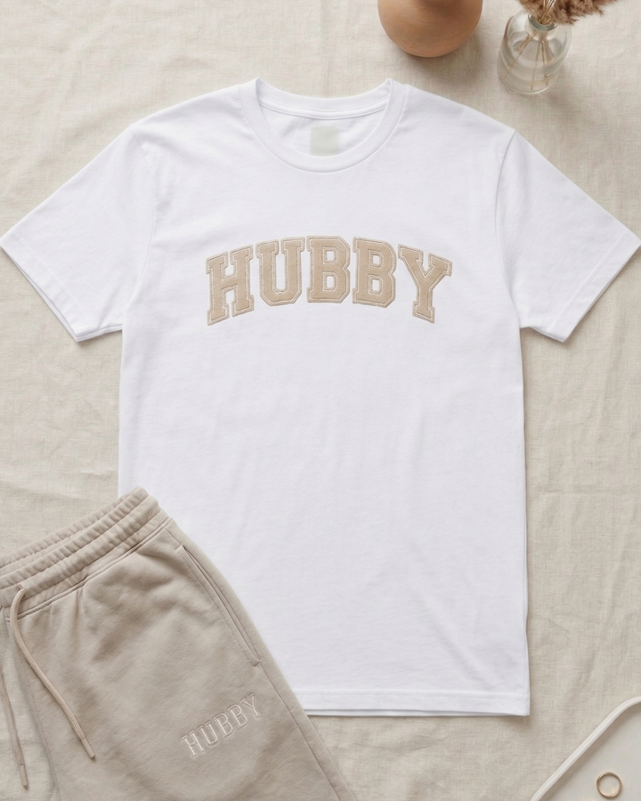 Hubby Varsity Shorts - Bone