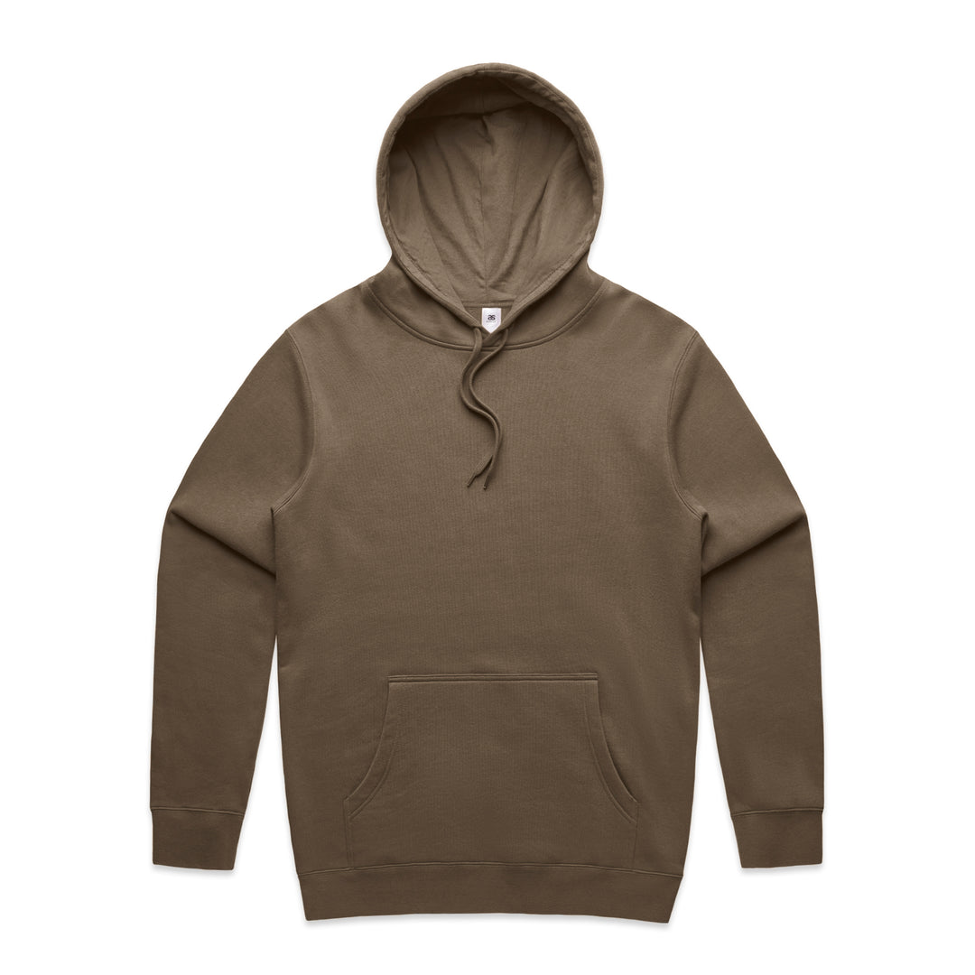 Personalised embroidered drawstring hens party hoodie in Chocolate