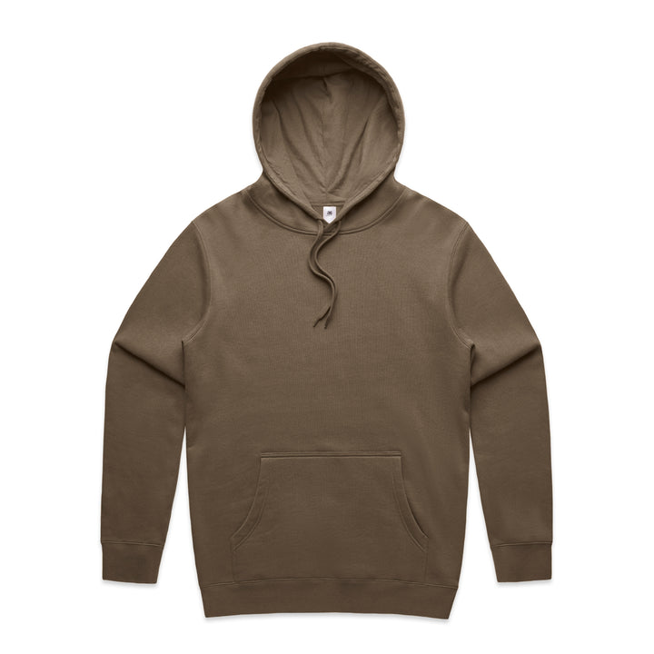 Personalised embroidered drawstring hens party hoodie in Chocolate