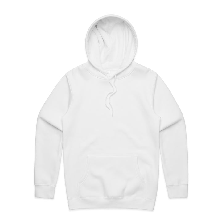 Personalised embroidered drawstring hens party hoodie in White