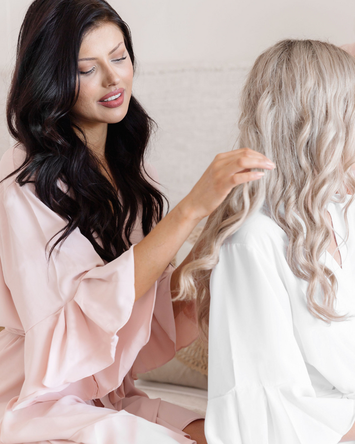 Ruffle Hemmed Bridesmaid Robe