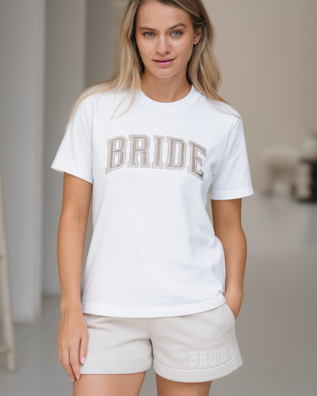 Bride Varsity T-Shirt - White