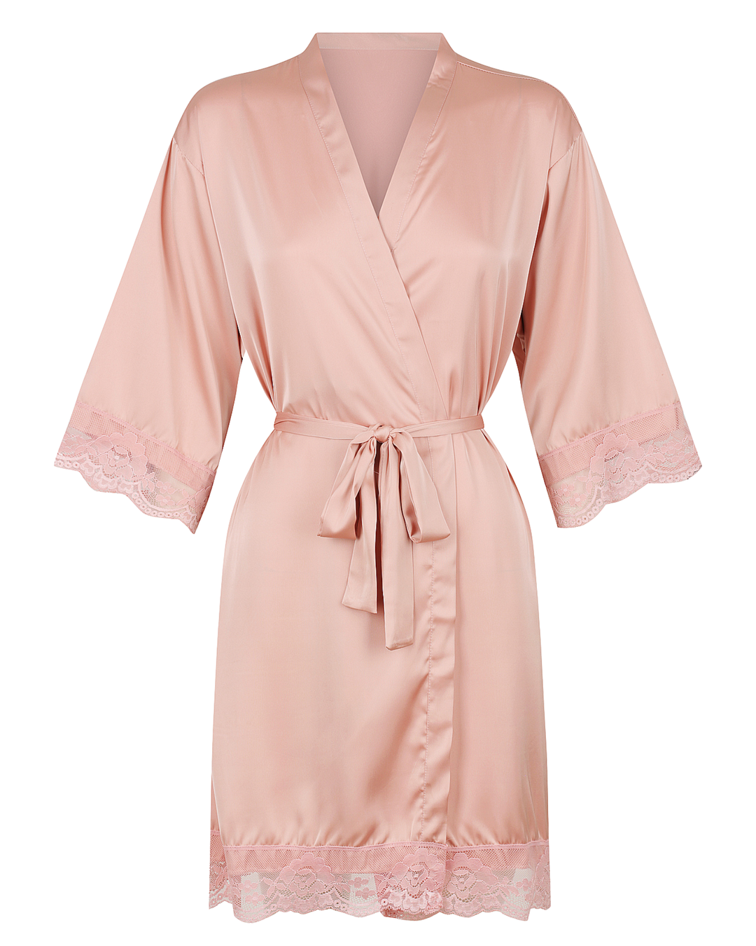 Love Lace Satin Robe