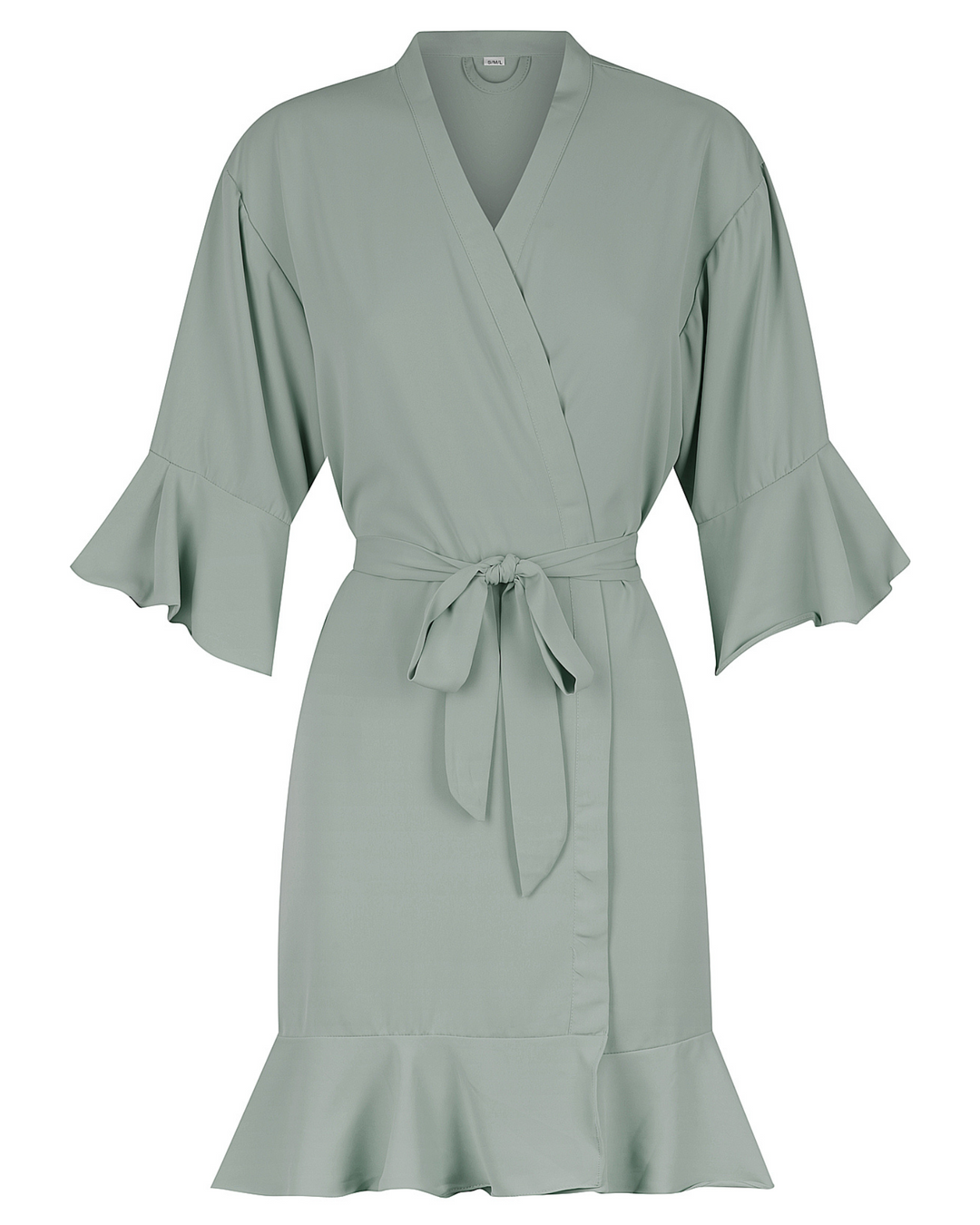 Ruffle Hemmed Bridesmaid Robe