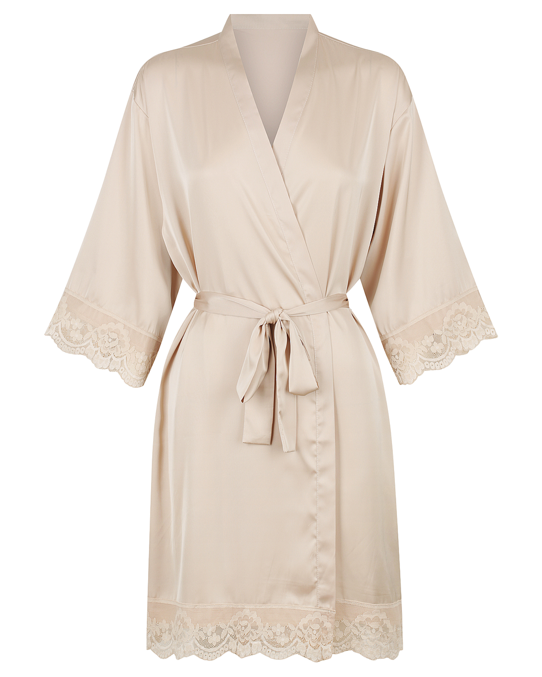 Love Lace Satin Robe