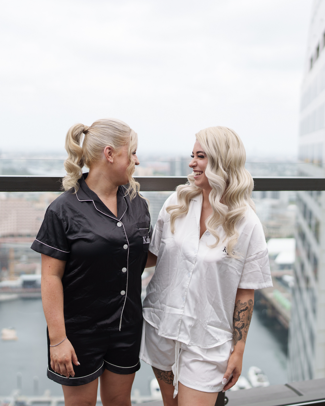 Bridesmaid Pyjamas - Black