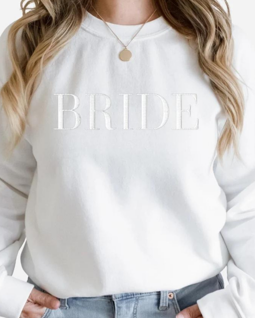 Bride Loungewear Crew - WHITE