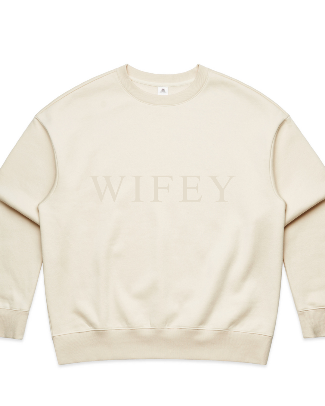 Wifey Loungewear Crew - ECRU