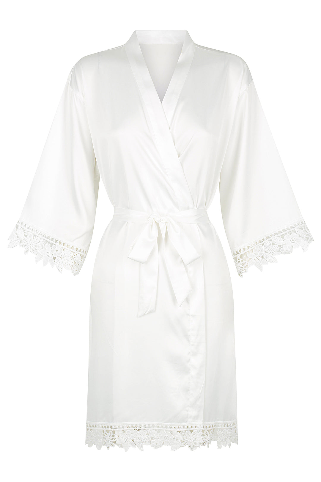 Rosie Lace Robe - White