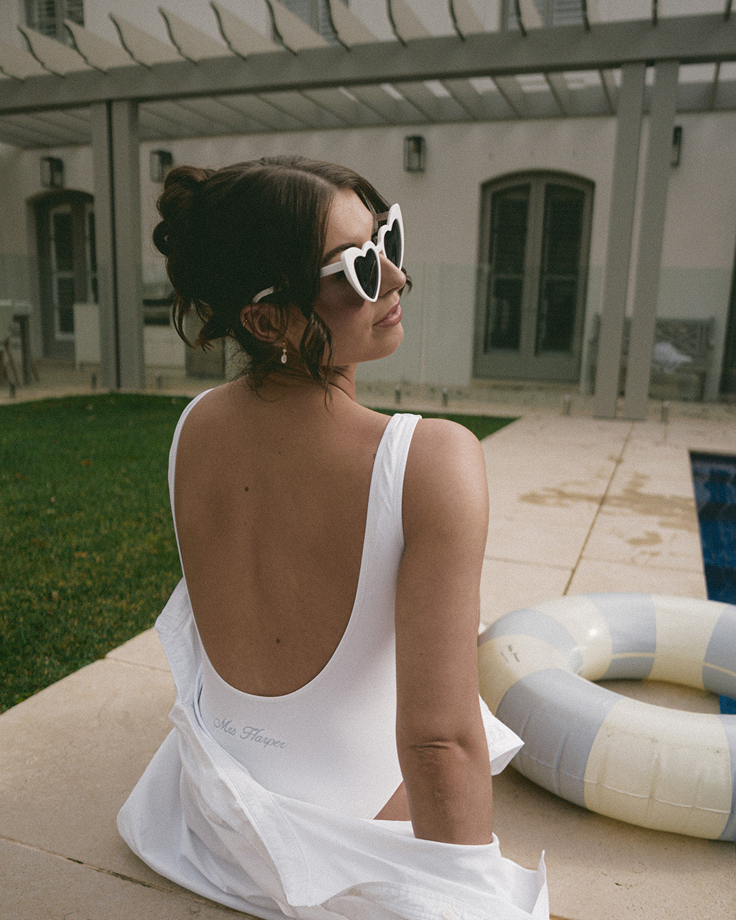 The resort set - Oversized shirt and swimsuit