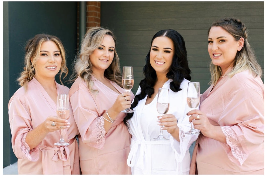 Love Lace Robe - Black