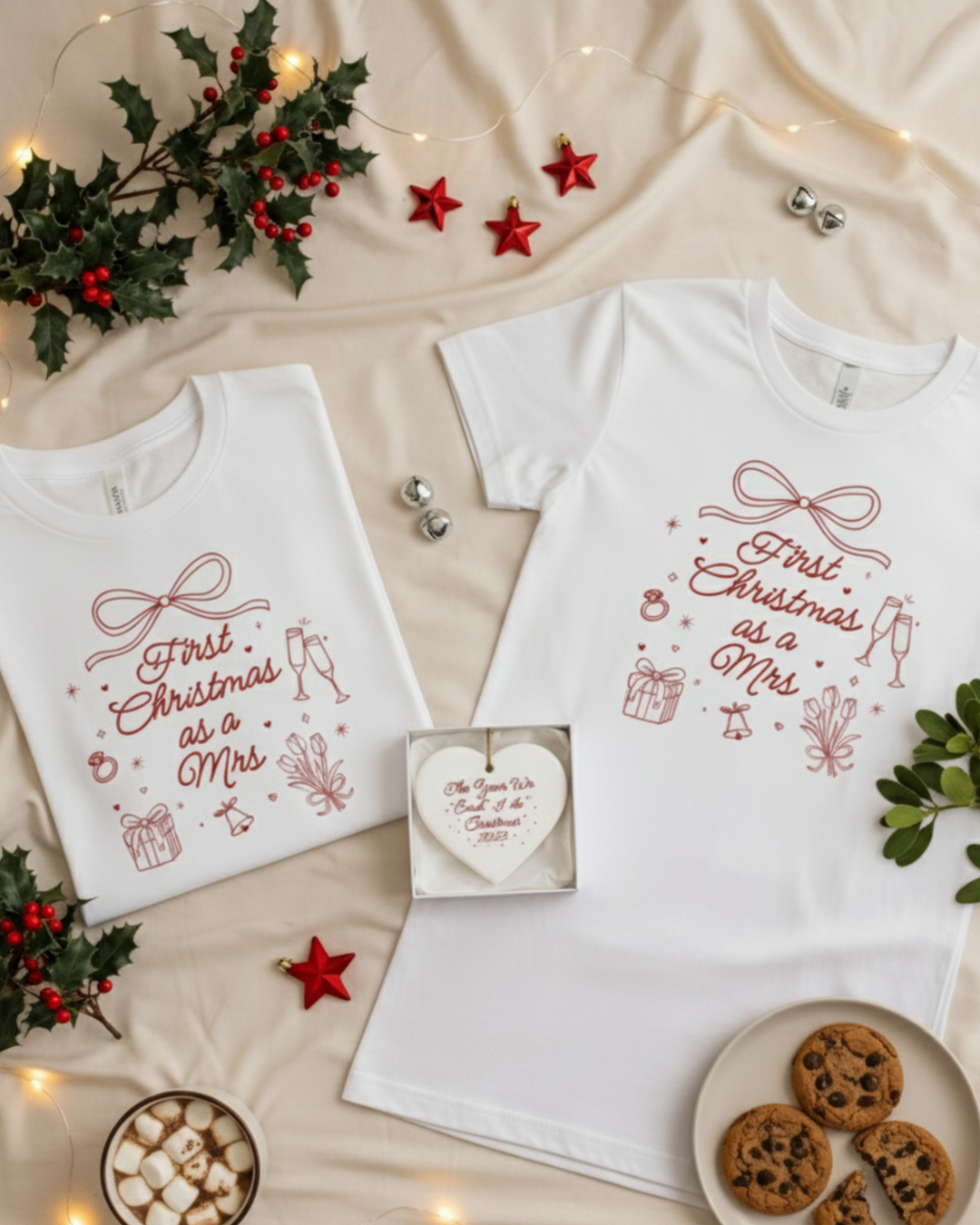 First Christmas as a Mrs – The Christmas Morning Set