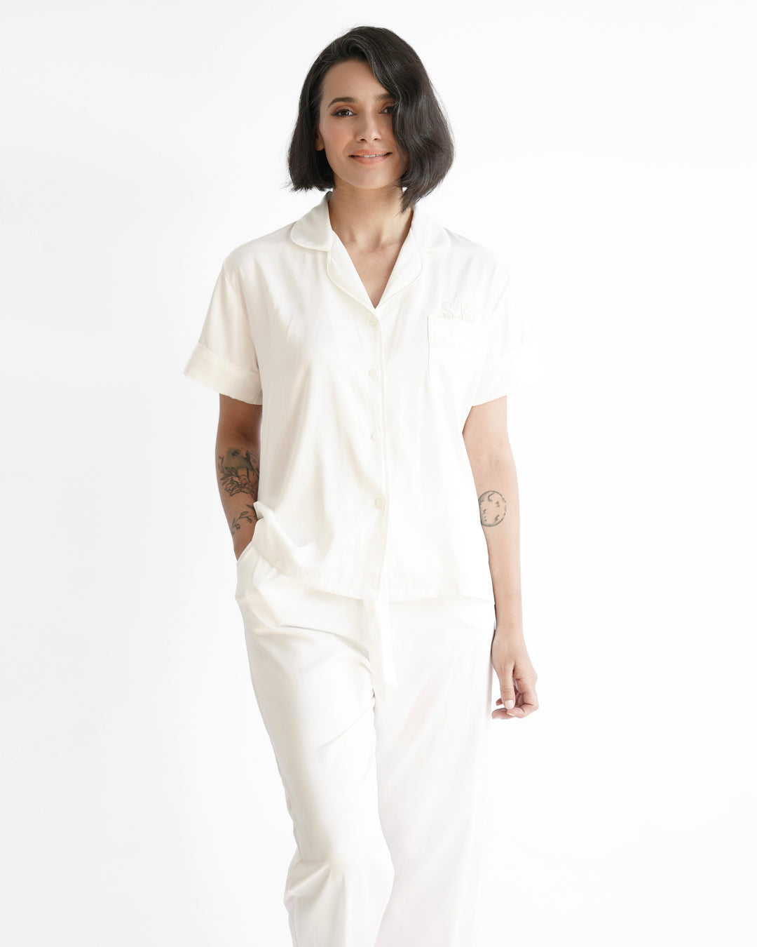 Ava Pyjamas- White