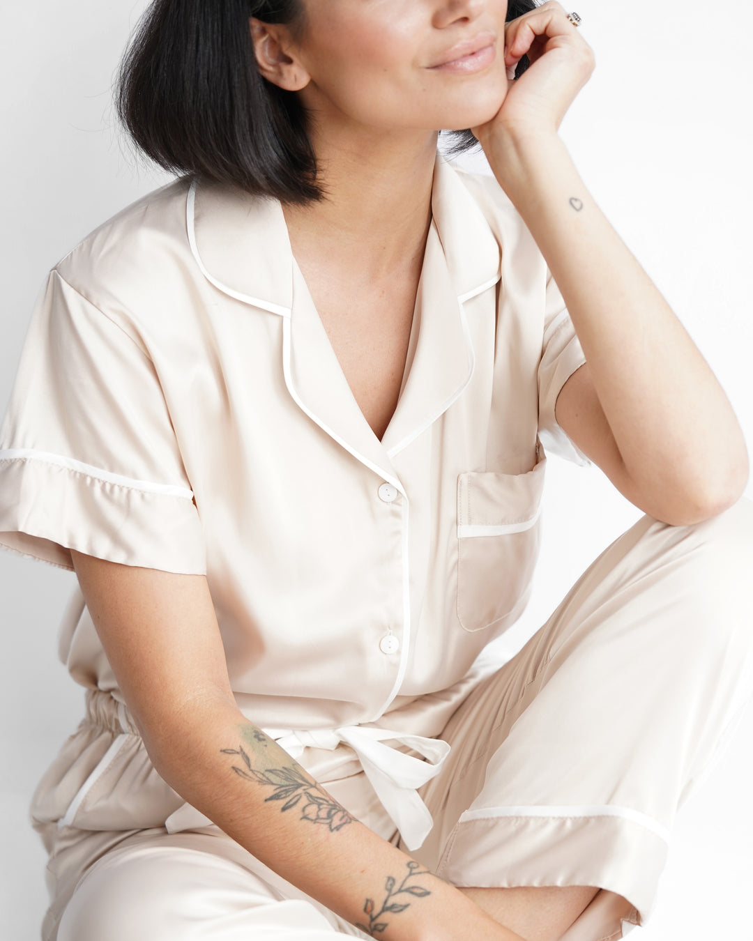 Ava Pyjamas- Champagne