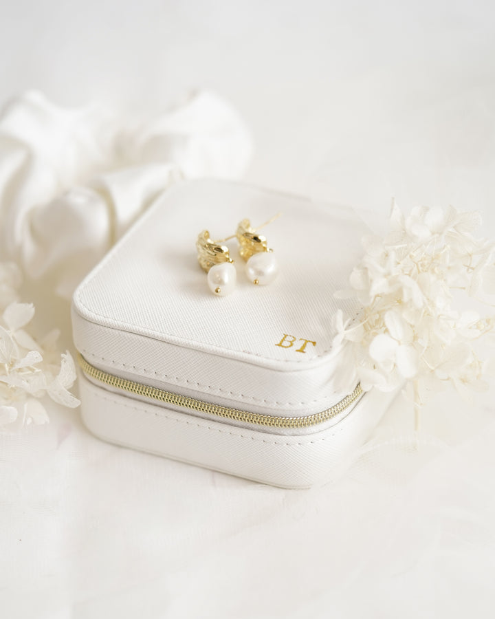 Personalised Jewellery Case - White