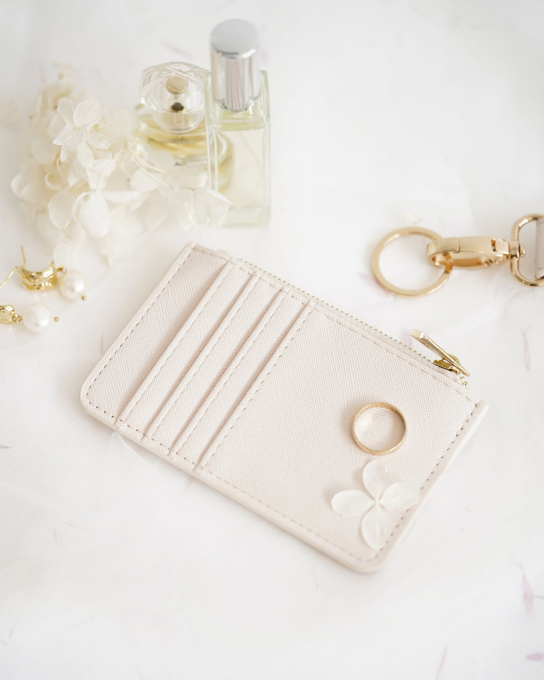 Personalised Card Holder Wallet - White