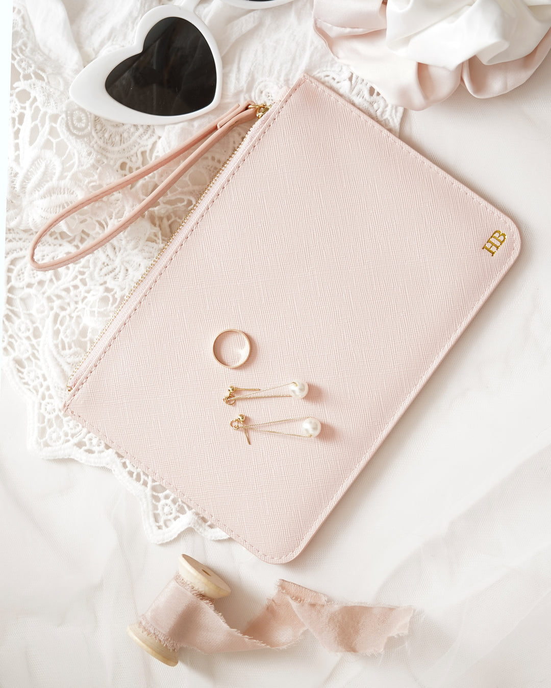 Personalised Clutch - Blush