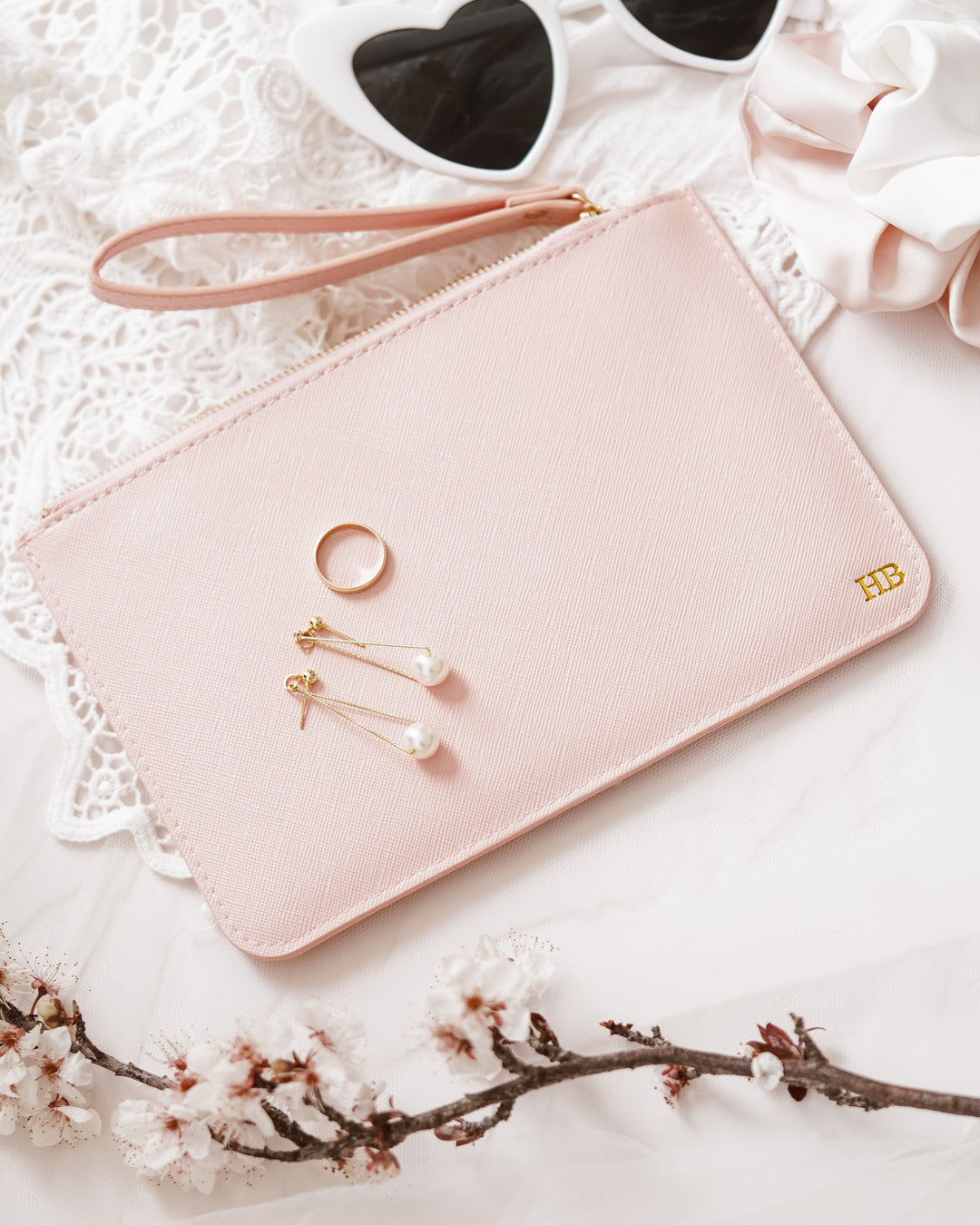 Personalised Clutch - Blush