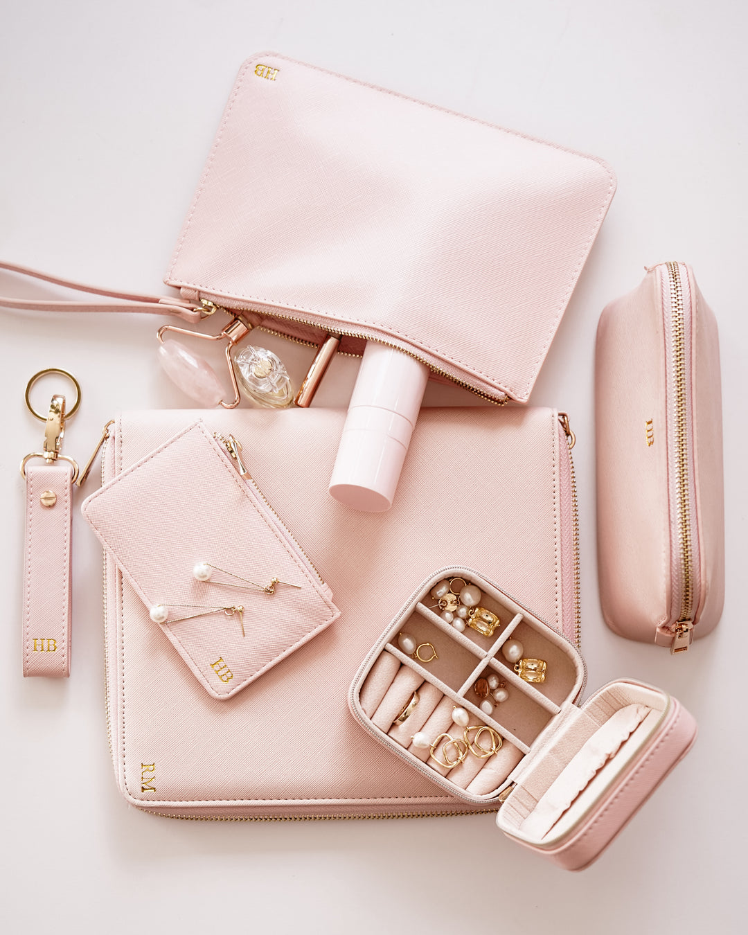 Personalised Clutch - Blush