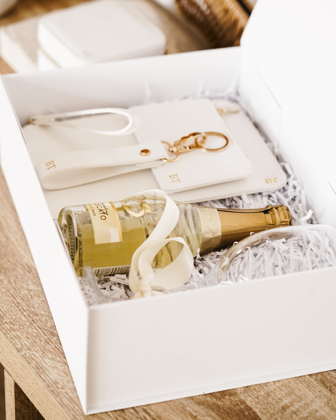 Monogrammed Moments Bridal Gift Box