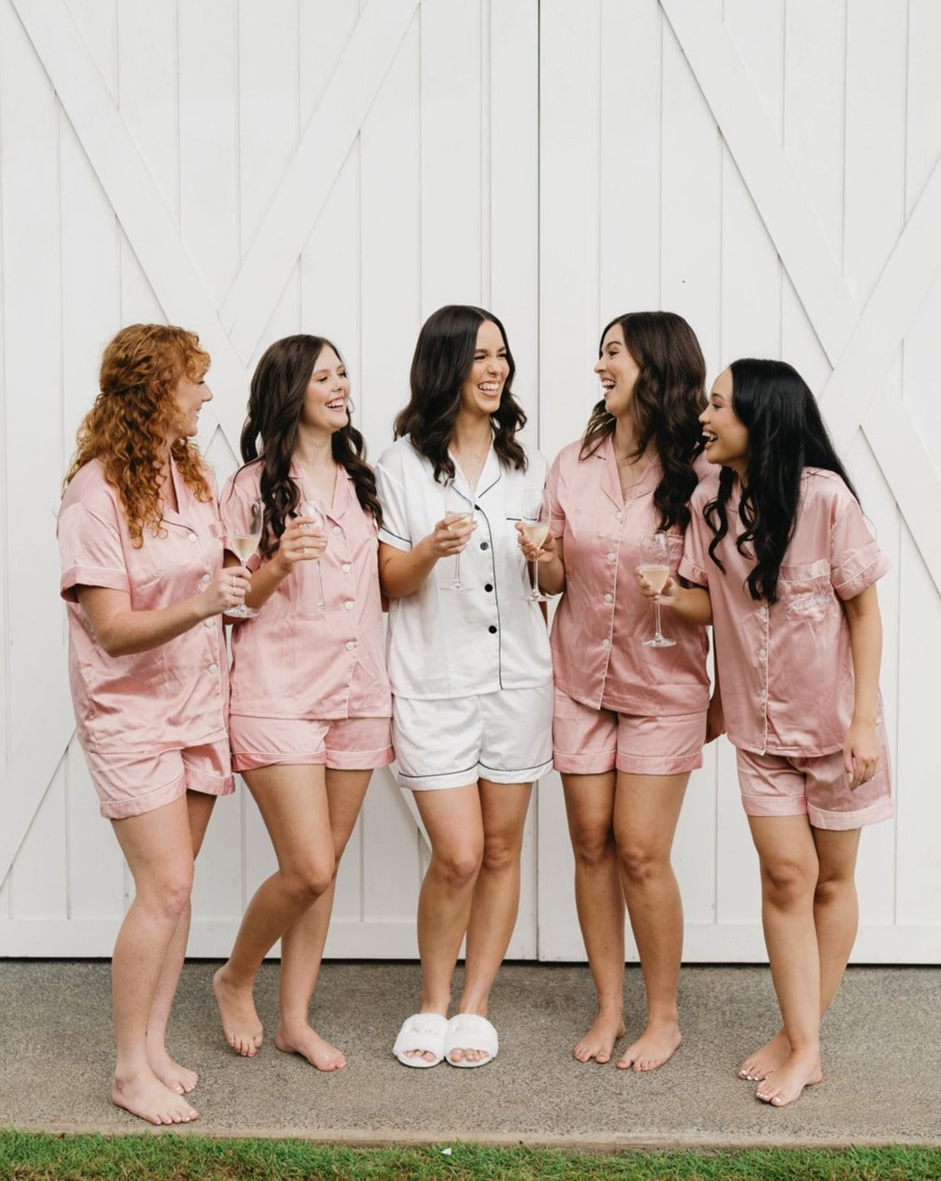 Bridesmaid Pyjamas - Dusky Rose