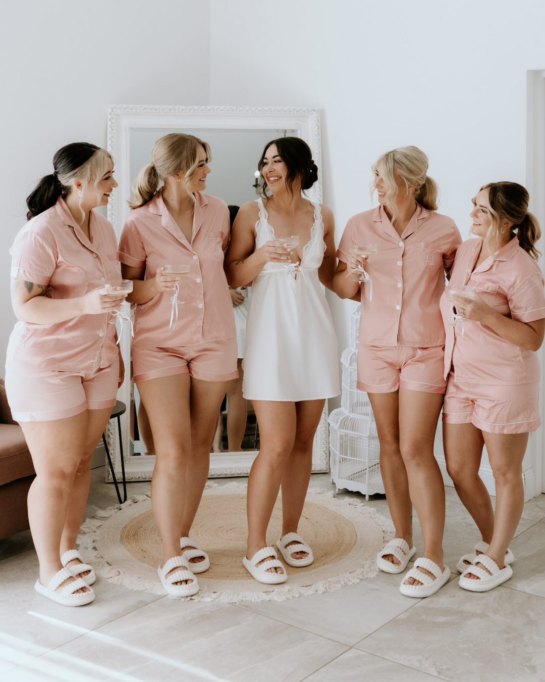 Bridesmaid Pyjamas - Dusky Rose