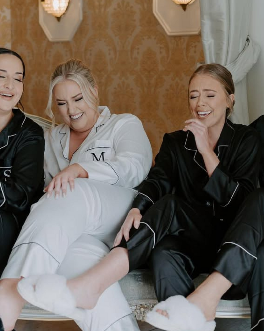 Winter Bridesmaid Pyjamas- Sage