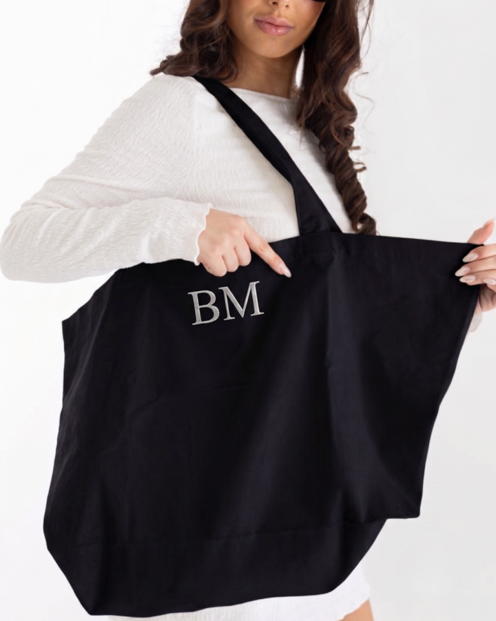 Monogrammed Oversized Tote