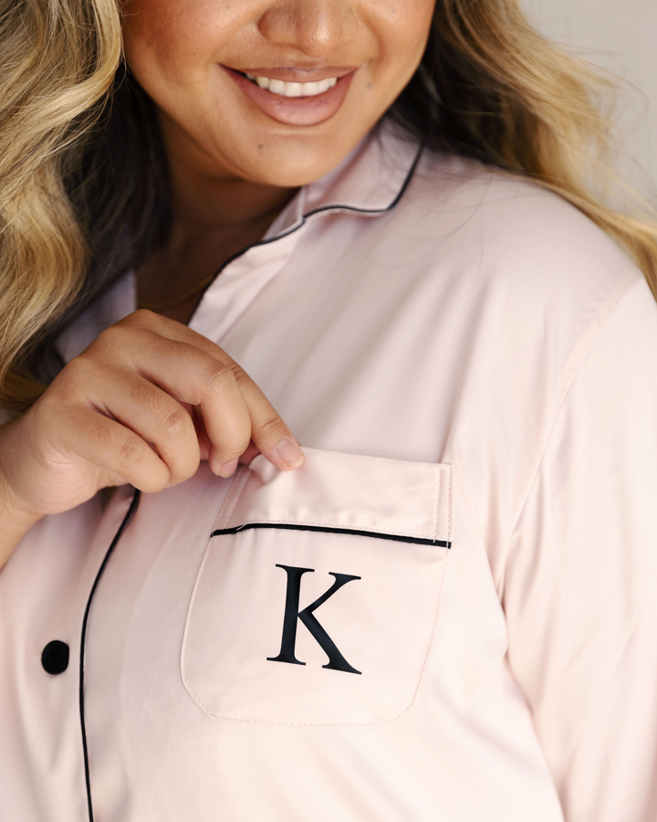 Winter Bridesmaid Pyjamas- Blush