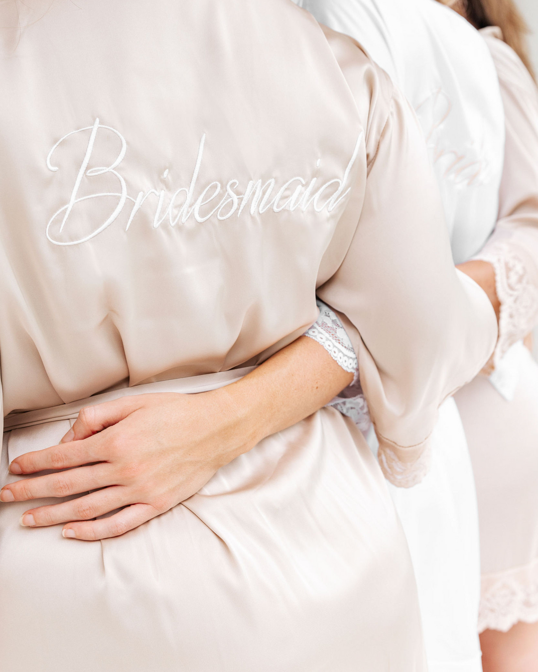 Love Lace Robe - Dusty Blue