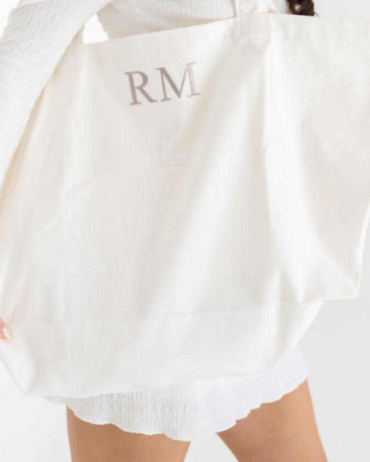 Monogrammed Oversized Tote